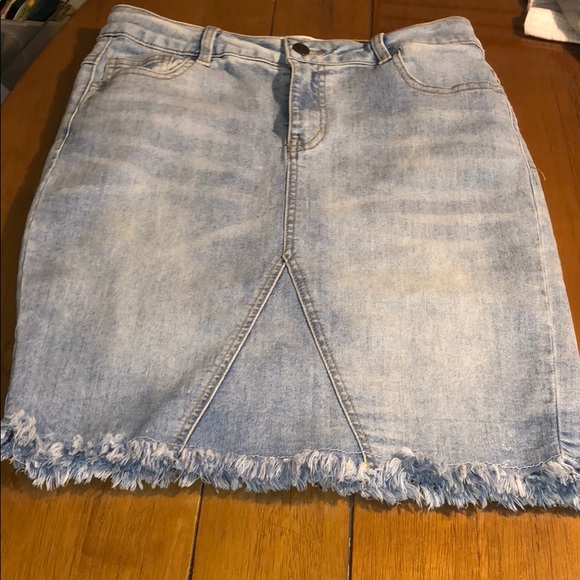 OBJECT OBJTINNIE BELLA - Denim Skirt Light Blue - Picture 7 of 8